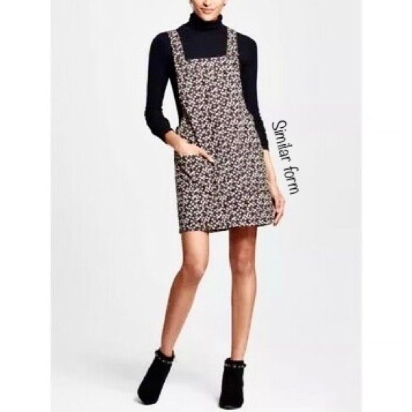 XHILARATION⚡️Cute Floral Corduroy Overall Dress_XS - Picture 1 of 9